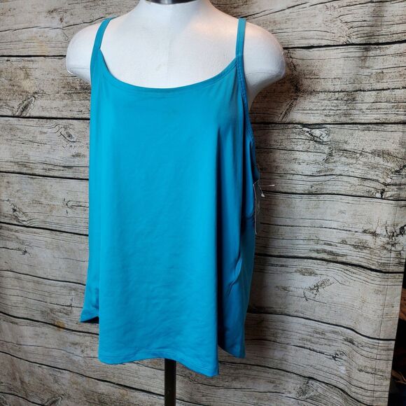 Tear Away Heat Gear Blue Loose Tank Top Size XL NWT Reg $45.00 - Picture 1 of 5